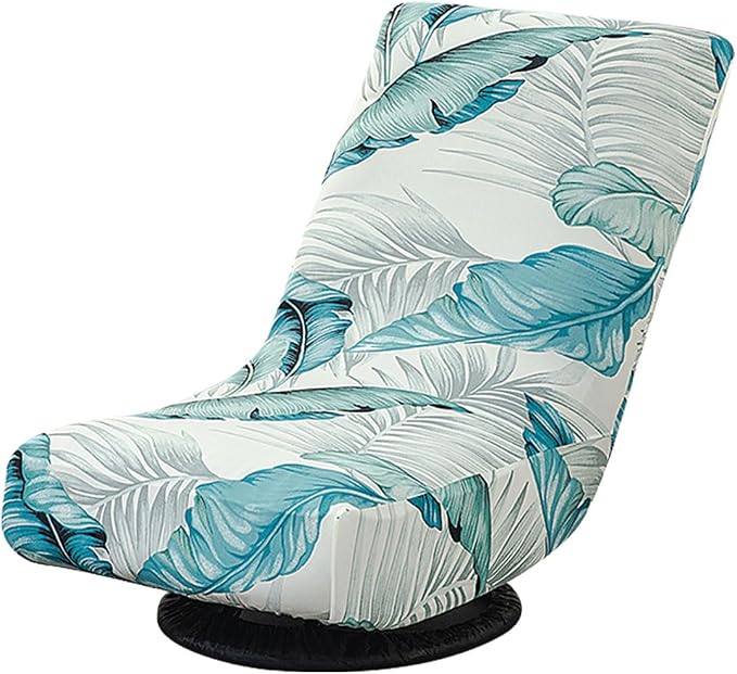 Swivel Reclining Folding Floor Gaming Chair Cover Printed Lazy Boy Chair Slipcover Lounge Folding Sofa Seat Covers for Teens and Adults, 13 by Lussenwert