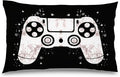 Gaming Pillow Cover 12X20，Gamer Throw Pillow Cover,Gamer Gifts,Gamer Pillow Cover,Gamer Room Decor for Boys,Gaming Decor for Boys Room, Gamer Gifts,Gifts for Son (Black 12x20) by Likjadjustfollowme