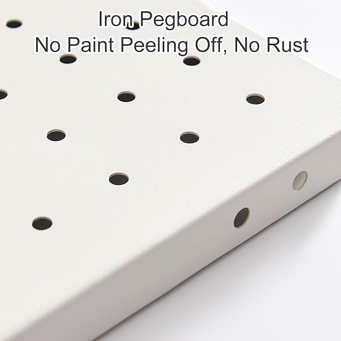 Pegboard Organizer Kit with Accessories for Office and Gaming Setup - Image 4