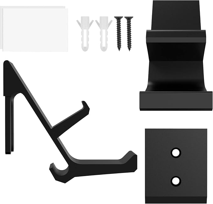 Linkidea Controller & Headset Wall Mount, Compatible with PS5, PS4, Xbox Series X|S, Xbox One, Wall Holder for Gaming Controllers and Headphones, Black - Image 5