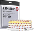 BTF-LIGHTING 5V USB COB LED Strip Lights Tunable CCT 2700K/4000K/6500K by BTF-LIGHTING