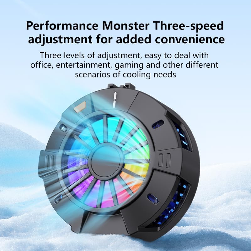 2-in-1 Magnetic & Clip-On Phone Cooler – Semiconductor-Powered Gaming Cell Phone Cooling Fan Radiator for iPhone/Android/iPad/Tablet – Ideal for Gaming, Video Calls, Live Broadcasting, and Vlog - Image 4