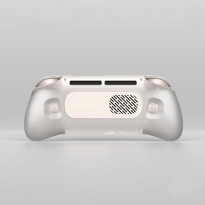 Hand Grip Cover Case for Retroid Pocket 6, Ergonomic Handle Grip Case Protective Cover TPU Shell Protector Stand Holder for RP6 Gaming Console Accessories (White) - Image 4