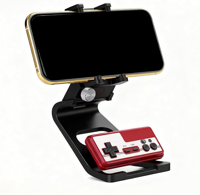 Adjustable Controller Stand with Ergonomic Not Slip Base & Small Foldable Designs Gaming Accessory Holder for Consoles Game Controller Stand with Stability - Image 9
