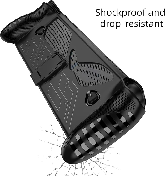Protective Cover Case for ROG Xbox Ally X/Ally Gaming Handheld Console with Stand Base, Shockproof TPU Protector Cover for ROG Xbox Ally X Accessories (White) - Image 6