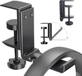 Headphone Holder Under Desk Hook with Cable Organizer, Foldable Aluminum Headset Mount, Space-Saving Hanger for Most Headphones by NCHONHONG