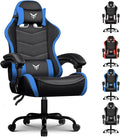 GTPLAYER Gaming Chair, Video Game Chairs Racing Style PC Game Chairs 350lbs for Adults - Padded High Back Ergonomic Reclining Silla Gamer, Linkage Armrest, Blue by GTPLAYER
