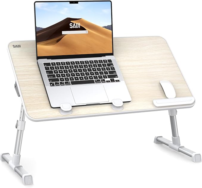 Laptop Desk Table, SAIJI Laptop Stand, Portable Lap Desks by SAIJI