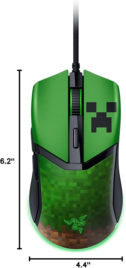 Razer Cobra Wired Gaming Mouse, 58g Lightweight, Minecraft Edition - Image 11