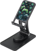 Gamepad Circuit Version Square Base Swivel Phone Stand 3"*6"- Lightweight, Foldable, and Durable with Two Adjustable Hinges by Unknown
