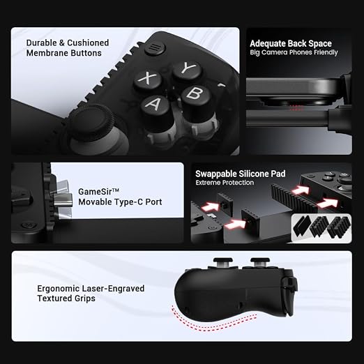 GameSir X5 Lite Mobile Gaming Controller for Android,Hall Effect Joystick - Image 5