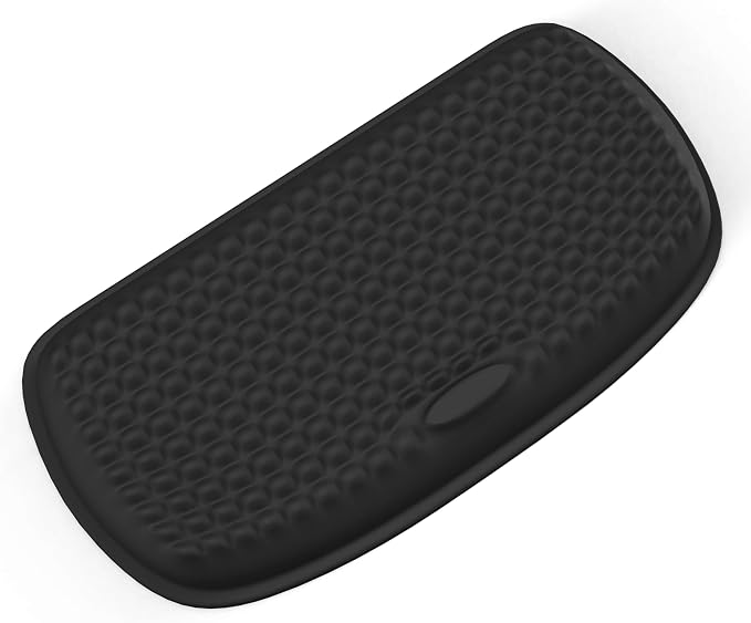 MEKASS Elbow Pad for Desk, Thicken & Large Memory Foam Elbow Rest Padding with Non-Slip, Ergonomic Desk Edge Cushion, Armrest Pad Wrist Rest Comfort Support for Office Home (1 Pcs Black) by Mekass