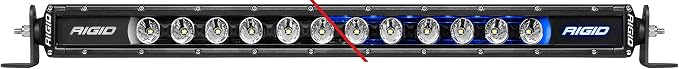 Rigid Radiance Plus SR-Series LED Light, 8 Option RGBW Backlight, (20), Black by RIGID+INDUSTRIES
