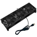 VTRETU Router Cooling Fan for Computer Cooler Audio Video Network Cabinet Server Cooling Project Equipment and Workstation DC 5V USB Power 120mm 360mm Fan with Switch by VTRETUMINING