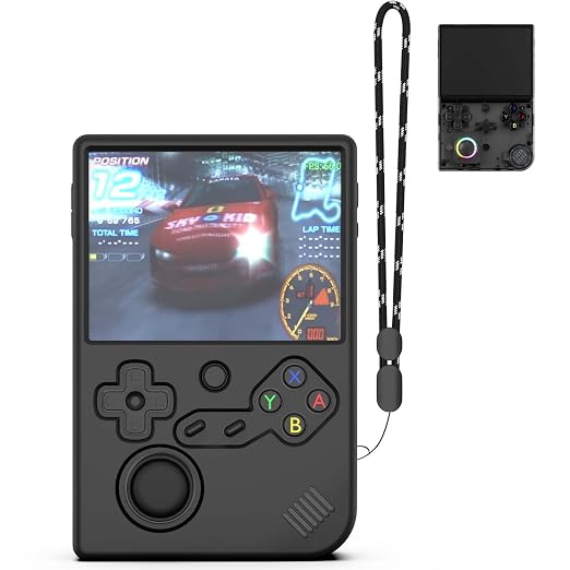 Silicone Case for RG40XXV Retro Handheld Game Console with Lanyard by FIOPAZ