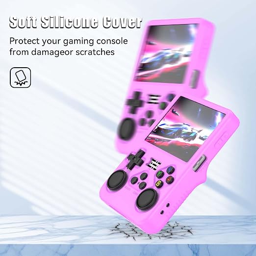 Silicone Case for R36S Handheld Game Console with Lanyard - Image 4