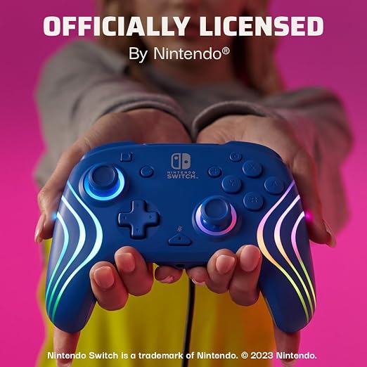 PDP Afterglow Wave Wired RGB Gaming Controller for Nintendo Switch 2, Lite - Image 5