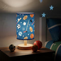 Glooglitter Sports Ball Table Lamp 3 Colors Dimmable Lights 11.02 x 5.12 Inch Sports Theme Basketball Football Soccer Baseball Night Light Bedside Lamps Decoration for Bedroom Desk Men Birthday Gifts by Glooglitter
