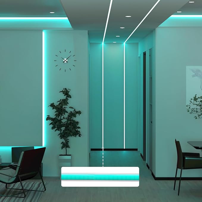 BTF-LIGHTING UL Listed Ice Blue Color 3mm Width FCOB COB LED Strip Light - Image 7