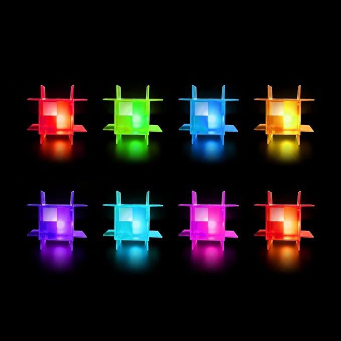7-Color Wall Torch Lamp for Boys, Handheld Night Light for Room Decor - Image 7