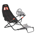 VEVOR Portable Racing Wheel Stand, Foldable & Adjustable Steering Sim Wheel Stand, 18.5 in Seat Inner Width, Compatible with Logitech G923/G920/G29, Thrustmaster T248P, Fanatec, Hori, Mad Catz, Black by VEVOR