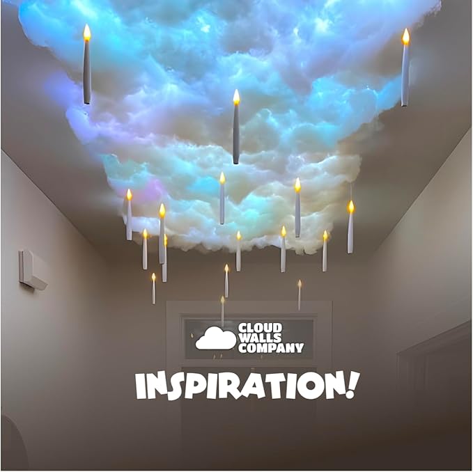 Cloud Light Ceiling Panels & LED Lights – Peel-and-Stick, 32.8 ft LED Strips, Alexa-Enabled, Aesthetic Room Decor for Bedrooms, Dorms, Gaming Rooms, Home Theater, Content Creators, AirBNB Décor - Image 6