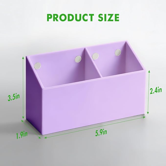 Acrylic Magnetic Pen Holder for Whiteboard,Fridge, School Supplies - Image 7