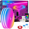 Cozylady 6M RGB Neon Light LED Rope Light,20ft Waterproof Bluetooth APP Remote Control Music Sync Strip Light,24V Flexible DIY Silicone Light for Bedroom Home Indoor Outdoor Decoration (6M/20Ft) by CozyladyInc