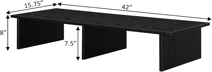 Convenience Concepts Designs2Go TV/Monitor Riser for TVs up to 46 Inches, Black - Image 4