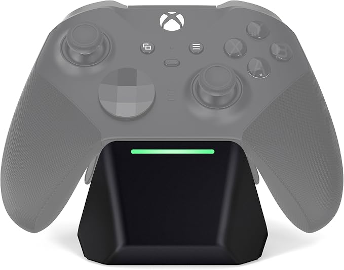 Charging Station Dock for Xbox Elite Series 2 Controller, Magnetic Charger Stand for Xbox Elite Series 2 Core Controller with Type C Charging Cable, LED Indicator - Black by OSTROGEAR