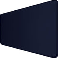 Large Gaming Mouse Pad with Stitched Edges, 47.3 X 23.6 in Desk Pad Durable Non-Slip Natural Rubber Base, Waterproof Computer Keyboard Mat for Esports Pros, Gamer, Desktop, Blue by Hsmienk