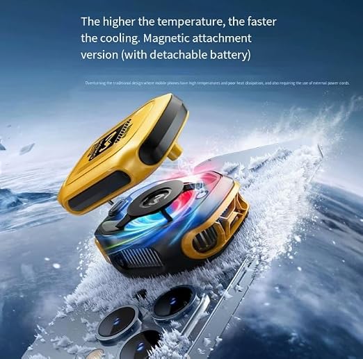 2026 New MiMo CX12 Magnetic Phone Cooler with External Battery, AI Temperature Control, Digital Display, Semiconductor Cooling Gaming Radiator - Image 3