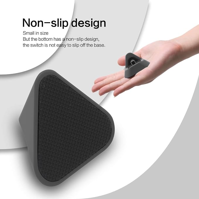 ECHZOVE Gray Charging Dock for Nintendo Switch Lite, USB Type-C Charger - Includes Nonskid Design & Portable Tabletop Mount - Image 2