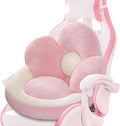 Sexysamba Cute Flower Gaming Chair Cushion with Backrest Non-Slip Tie, Comfy Kawaii Computer Chair Pad for Gamer Chair Seat Cushion Armchair Pillow Office Desk Home Decor,23",Pink Flower by Sexysamba