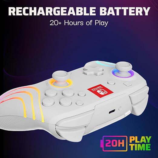 PDP Afterglow Wave Wireless RGB Gaming Controller for Nintendo Switch 2 - Image 3
