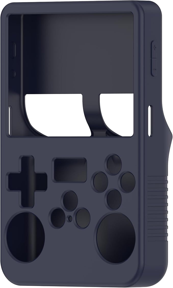 3 Pcs for R36S Handheld Gaming Console Open-Source Arcade Silicone Protective Case – Durable, Anti-Slip, Shockproof Sleeve for R36S Portable Game Console ((3-Pack) - Black, Blue, Grey) - Image 8