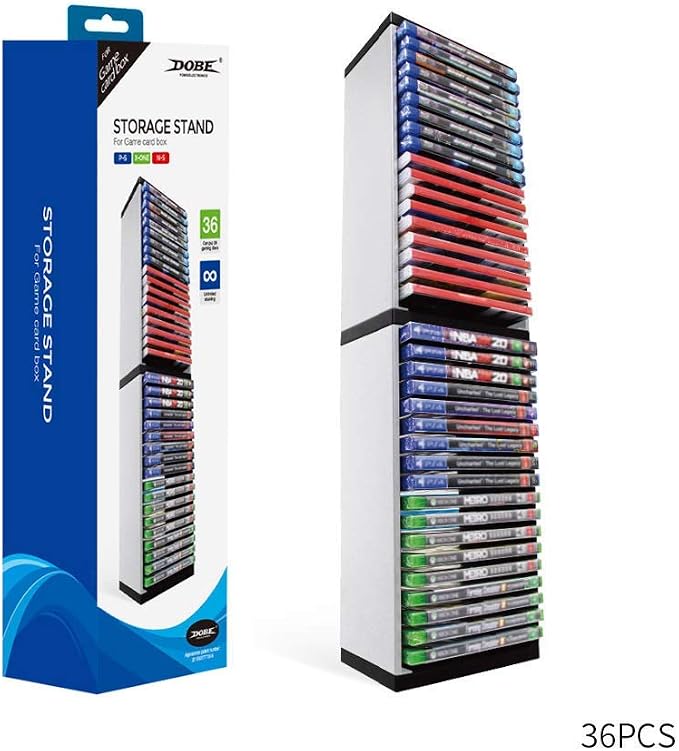 Game Card Box Storage Stand for PS5,PS5 Controller Charger, Controller Charger Station - Image 8
