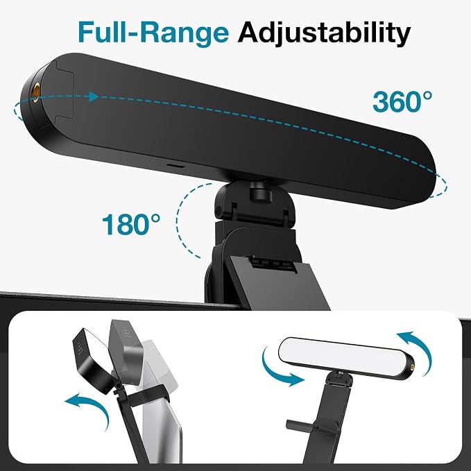 InnoGear Ring Light for Computer On-Camera Monitor Video Conference Light - Image 6