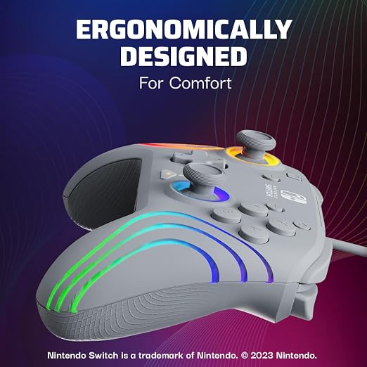 PDP Afterglow Wave Wired RGB Gaming Controller for Nintendo Switch 2, Lite - Image 7