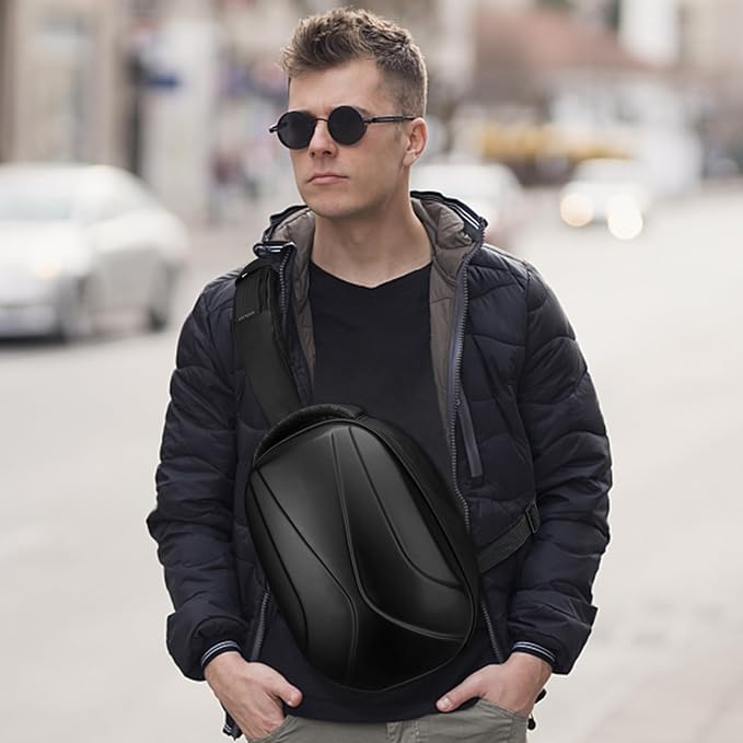 BnLnHOGVR Carrying Case for Meta Quest 3S/Quest 3/Quest 2/Pimax Dream Air VR Headset, Controller, BOBOVR S3 Pro/Kiwi Design Head Strap, Hard Sling Travel Bag for Extra Accessories with Lens Cover - Image 9