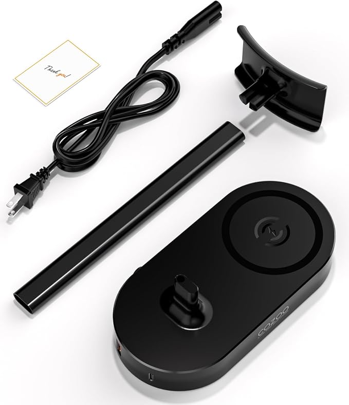 COZOO Headphone Stand with Fast Wireless Charging Pad and 2 USB Charging Ports, Suitable for Gaming, DJ, Wireless Earphone Accessories - Image 8