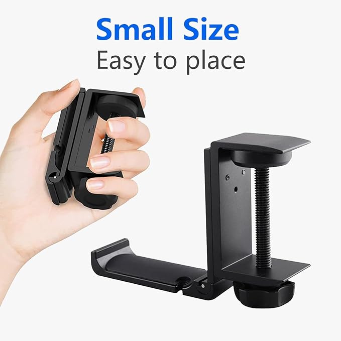 2 Pack Aluminum Headphone Stand Hanger Foldable - Image 7