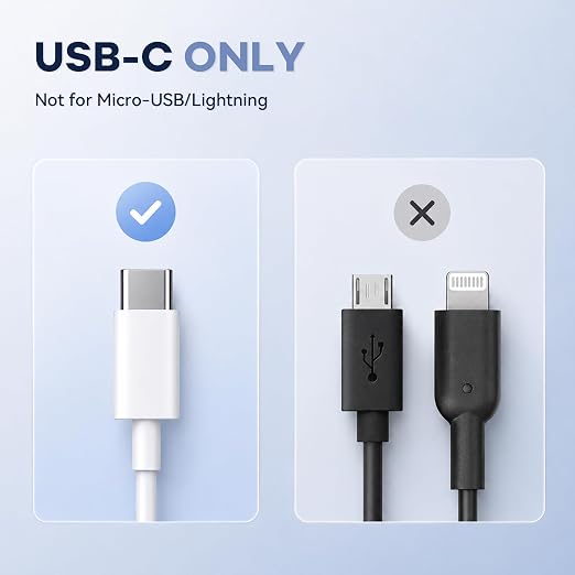 Superer 5 ft USB C Charging Cable Fit for PS5 Controller, PlayStation 5 DualSense, Xbox Series X/S Controllers, Xbox Elite Series 2 (Model 1914 1797), Fast Charger & Data Sync Replacement Cord, White - Image 2