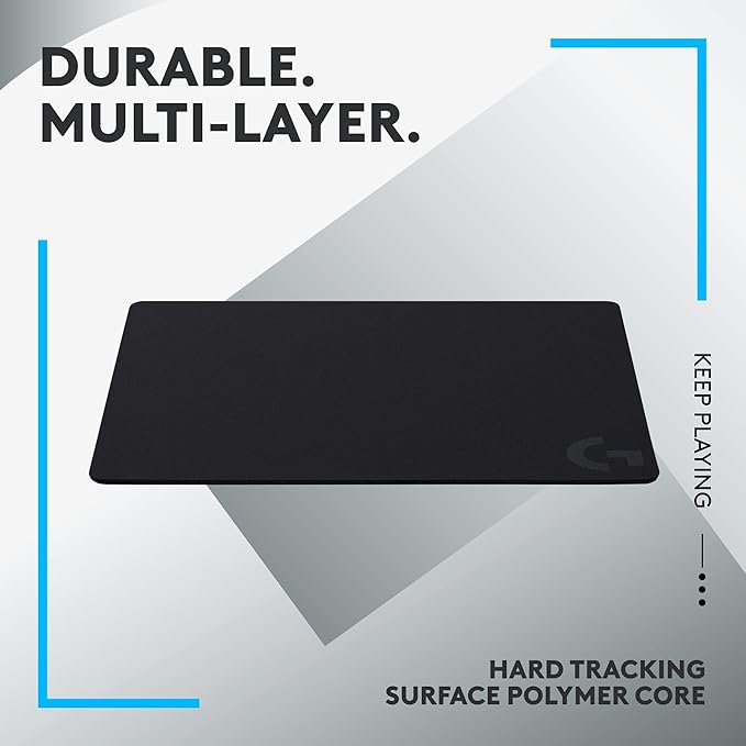 Logitech G440 Hard Gaming Mouse Pad (340x280x5) - Black | Optimized for gaming sensors, moderate surface, non-slip mat - Image 7