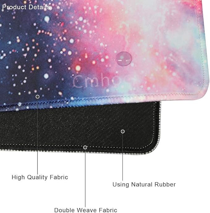 XXL Professional Large Mouse Pad & Computer Game Mouse Mat (35.4x15.7x0.1IN, 90x40 sky002) - Image 6