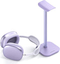 Headphone Stand, Desktop Headset Holder (Purple) Heavy Base Desk Earphone Stand Aluminum Gaming Headset Hanger Rack for AirPods Max, AirPods, AirPods Pro, Beats, Bose by MANMUVIMO