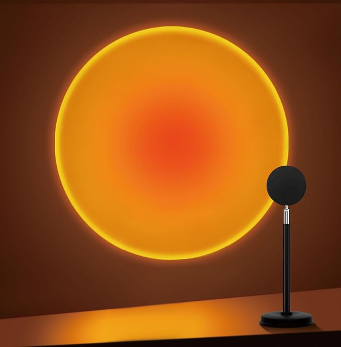 Tsrarey Sunset Lamp Projector,180 Degree Rotation Sun Projection Light by Tsrarey