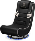 GTPLAYER Floor Gaming Chair Foldable Swivel Floor Chairs for Kids Boys Comfy Video Game Seat with 360° Multipurpose for Gamers, Bedroom or Game Room (Gold Stripes) by GTPLAYER