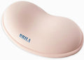 BRILA Ergonomic Silicone Mouse Wrist Rest, Cooling Silica Gel PU Leather Mouse Wrist Support Pad for Office Work and Laptop Computer Gaming (Pink) by BRILA