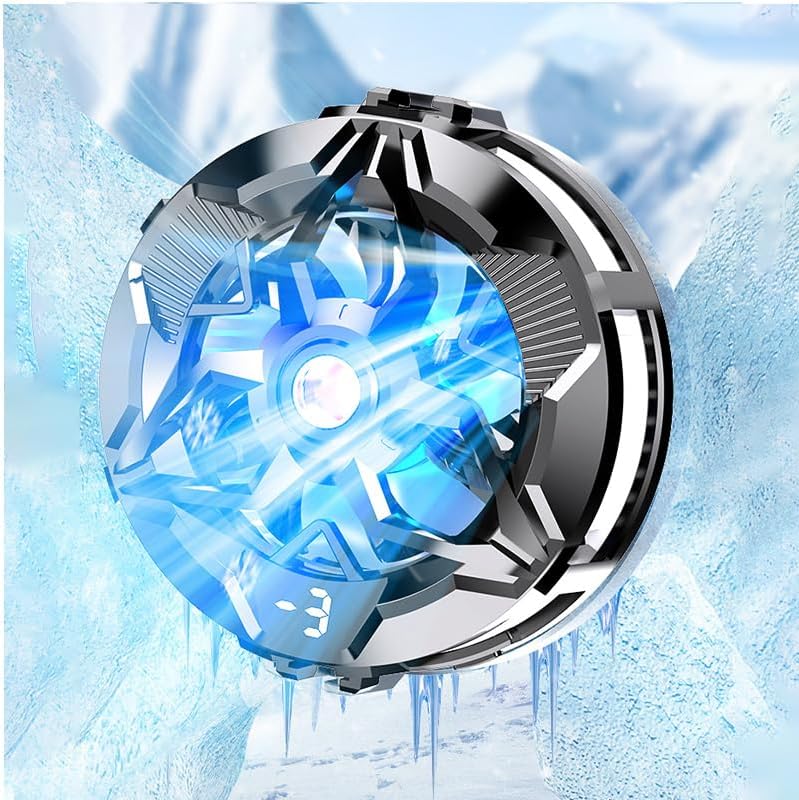 Portable Magnetic Phone Cooler, Semiconductor Cooling Fan with RGB Lights, Removable Grip, Ideal for Gaming Phones, PS5, Mobile Gaming, Tiktok Live Streaming & Outdoor Vlogging - Image 5